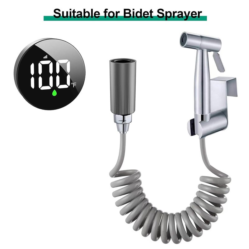 Long River MX08 Wireless Shower Temperature Monitor, Shower Thermometer for Heads & Systems | Hydro-Powered Sensor, IPX7 Waterproof Adjustable Display | Real-Time Tracking, Christmas Gifts - Image 4